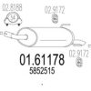MTS 01.61178 End Silencer